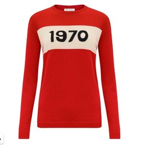 Bella Freud 1970 Red Sweater - size small